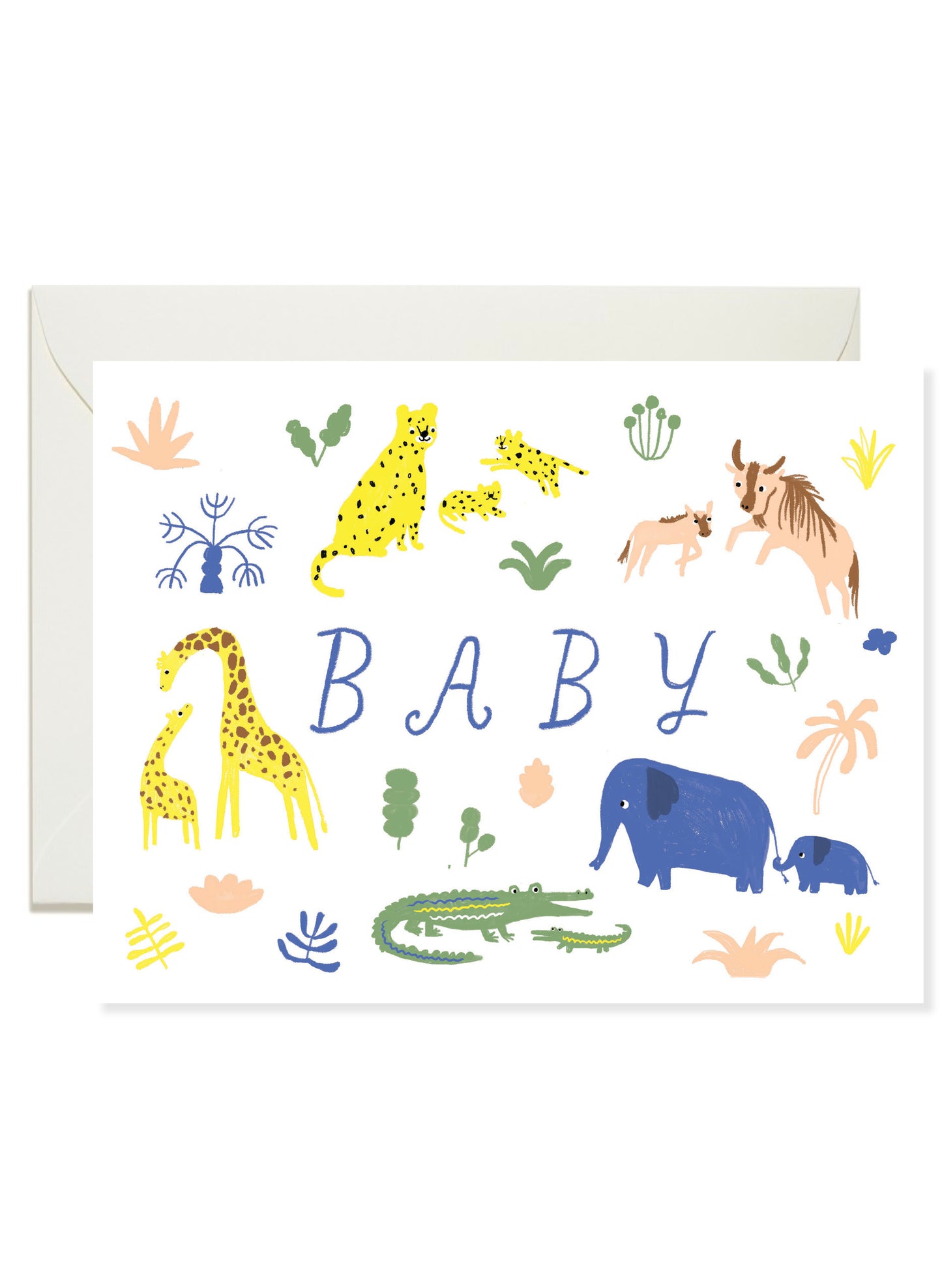Safari Baby Card