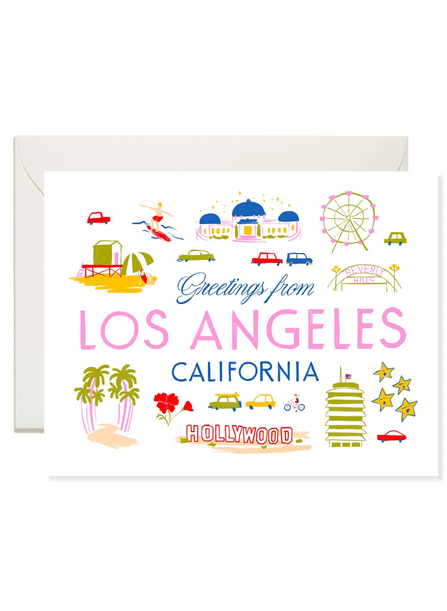 Greetings from Los Angeles Card