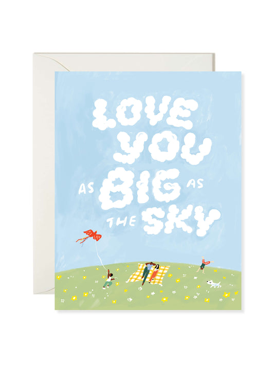 Big Sky Love Card