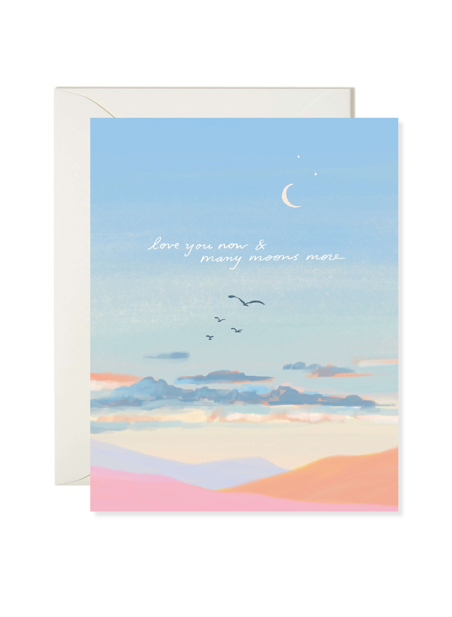 Many Moons Love Card