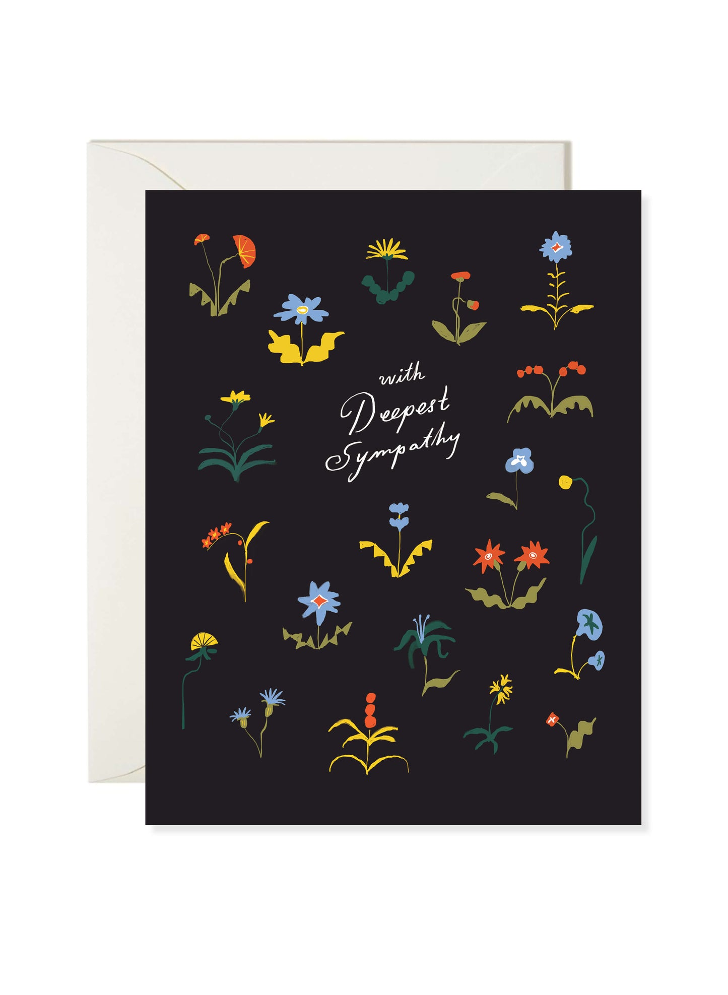 Flowers Sympathy Card