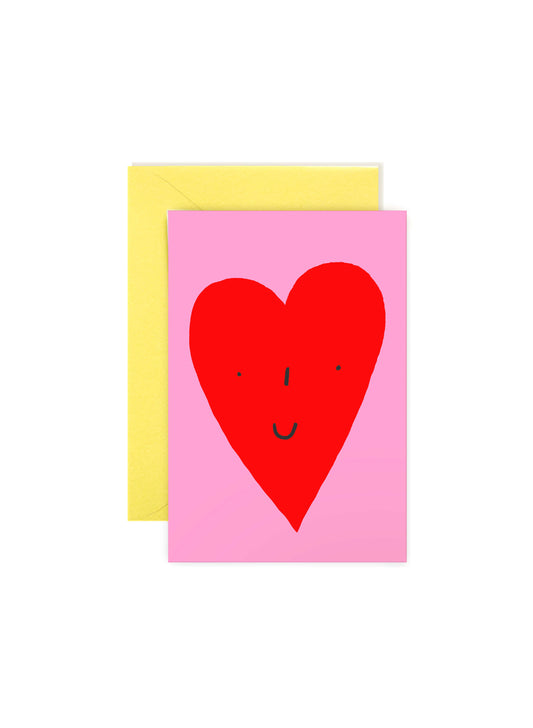 Smiley Heart | Mini Note Card