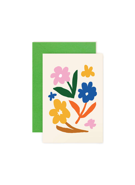 Sunny Flowers | Mini Note Card