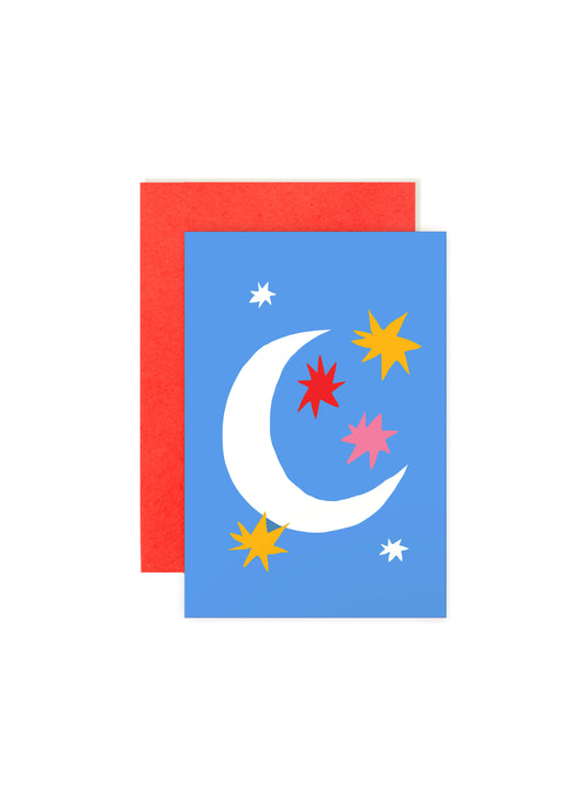Moon and Stars | Mini Note Card