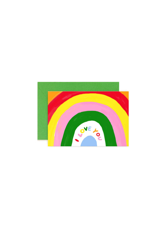I Love You Rainbow | Mini Note Card