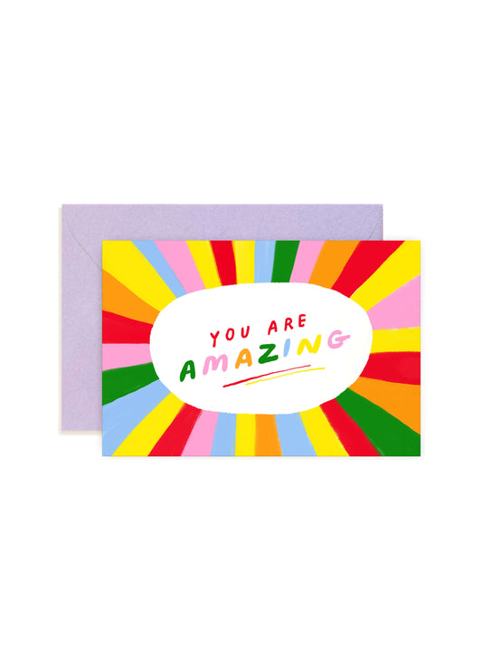 You are Amazing Rainbow | Mini Note Card