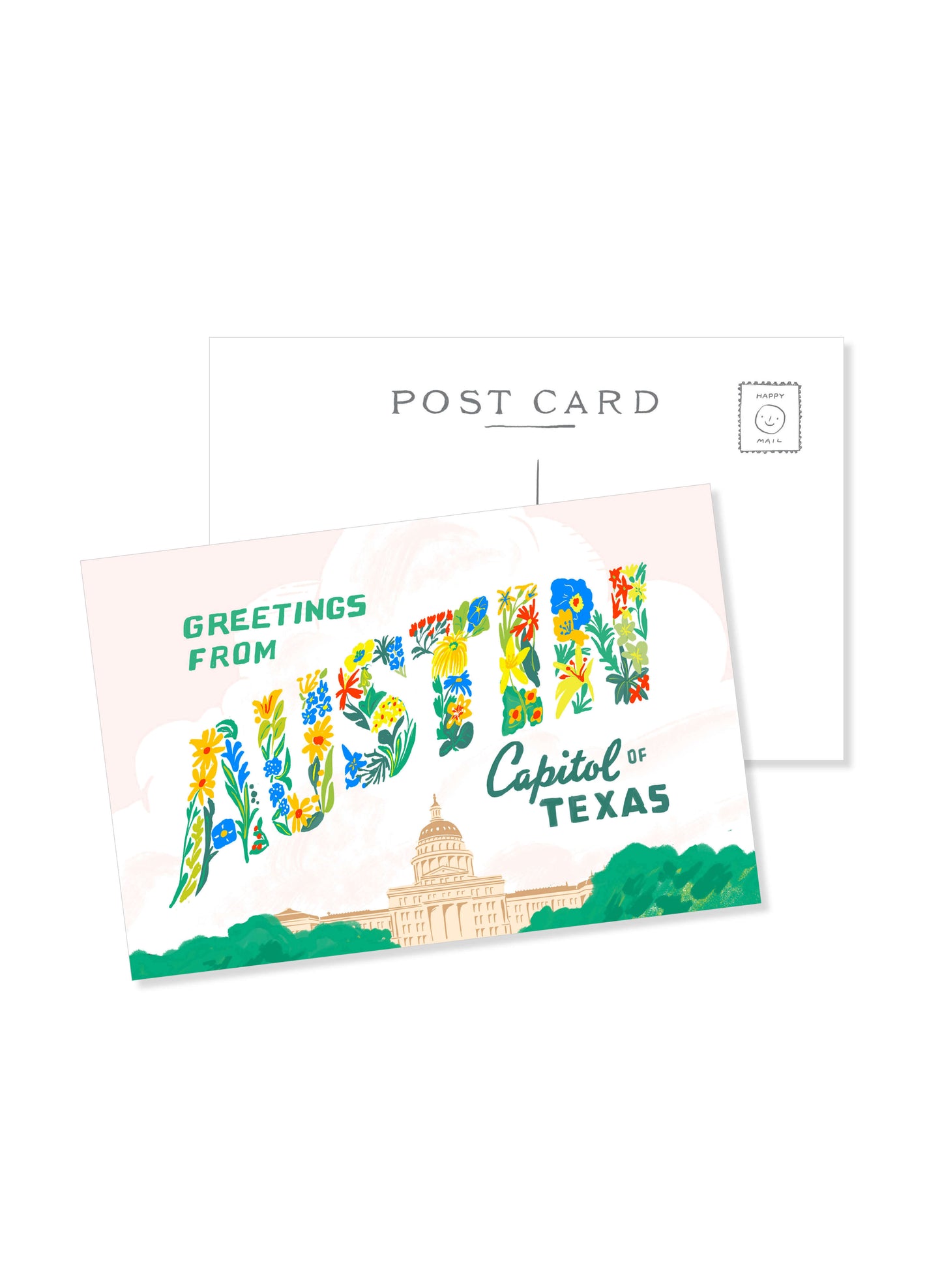 Greetings from Austin Postcard