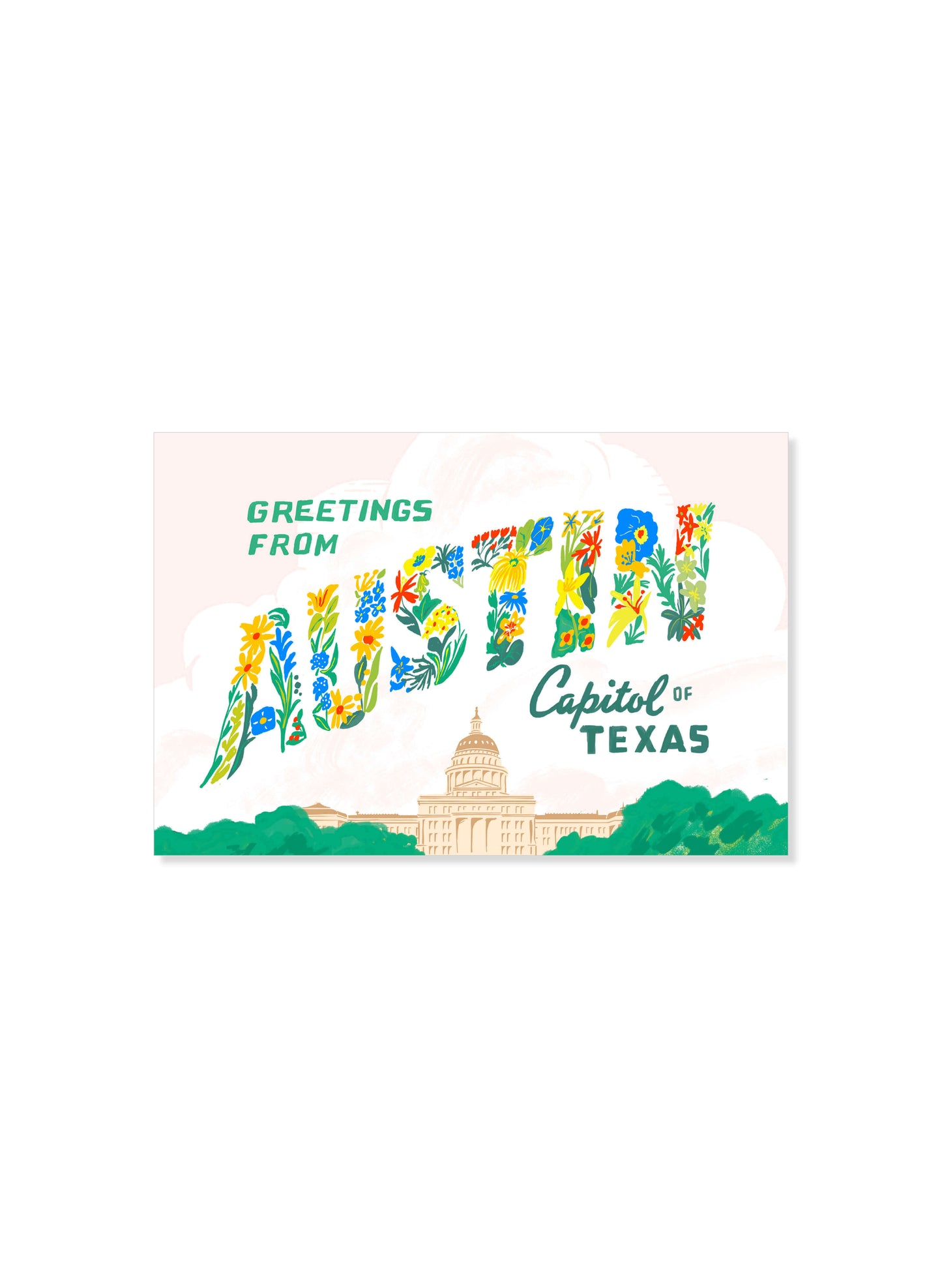 Greetings from Austin Postcard