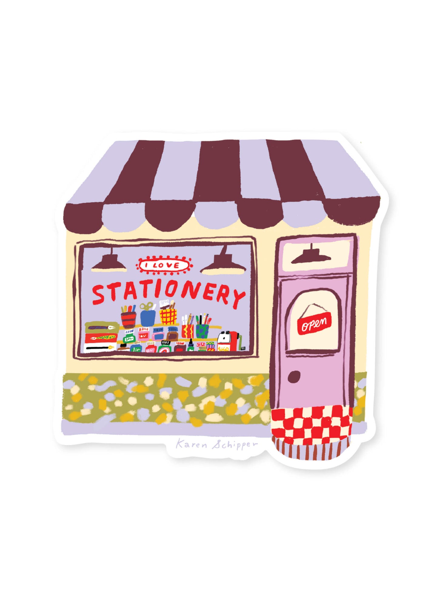 Stationery Store Sticker