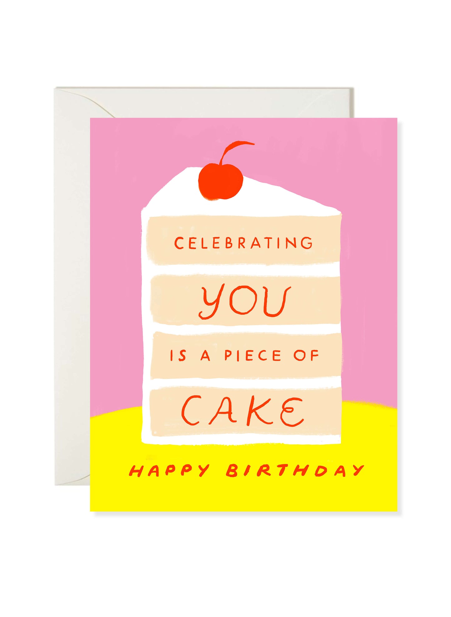 Piece of Cake Birthday Card