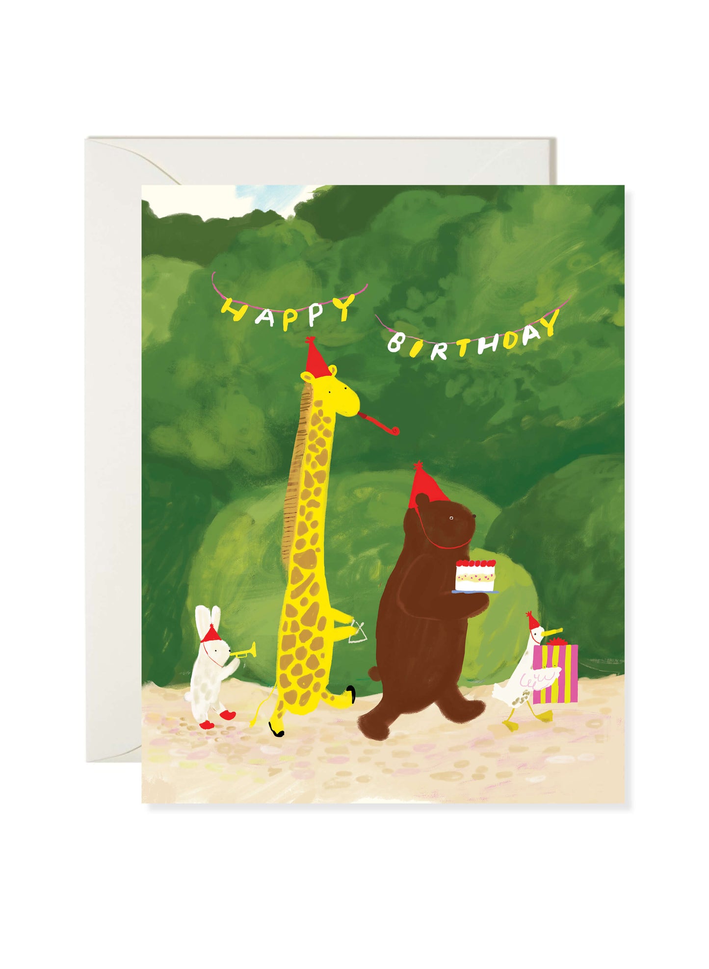 Woodland Parade Birthday Card