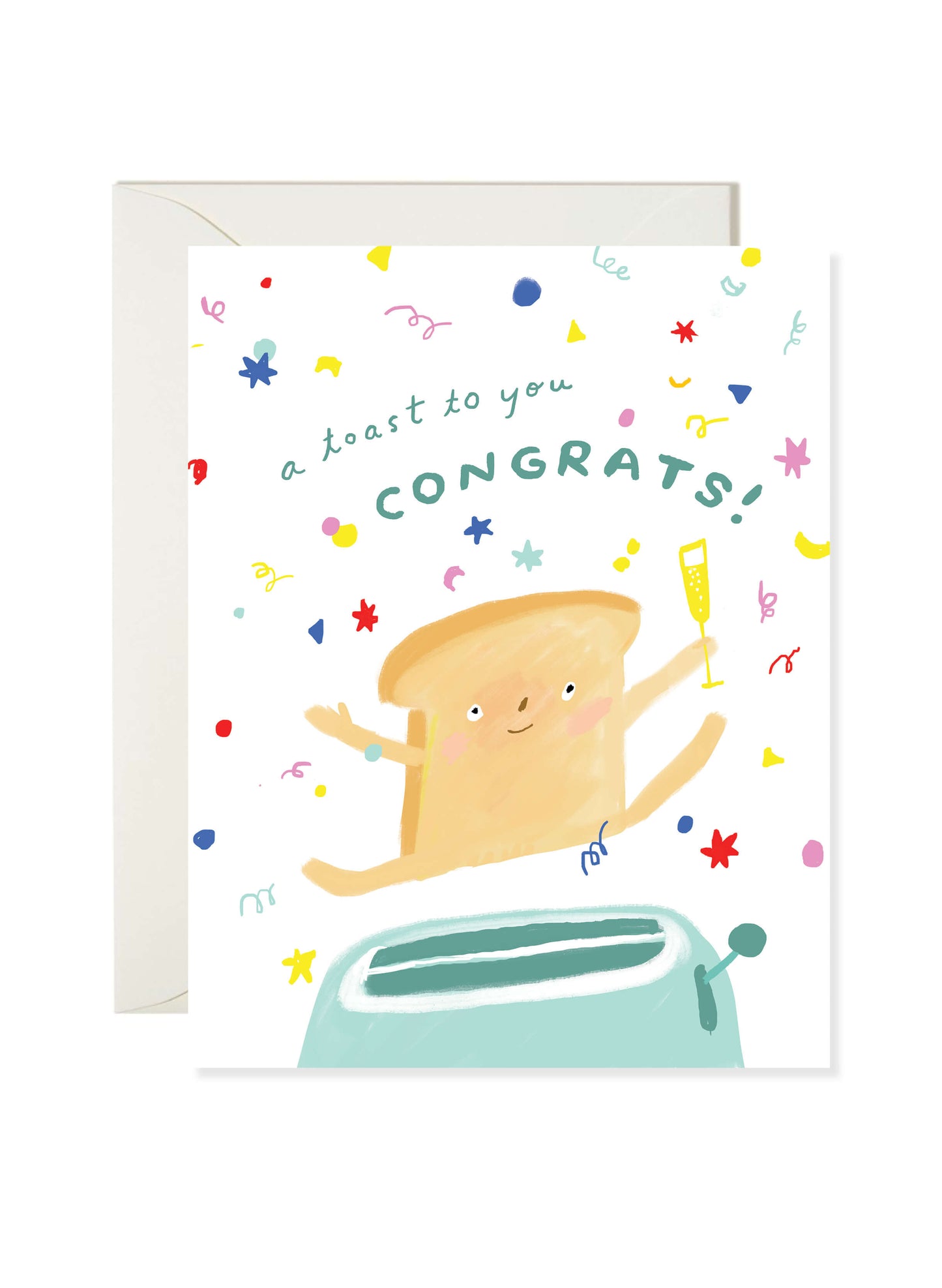 Toast Congrats Card
