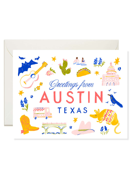 Greetings from Austin Card