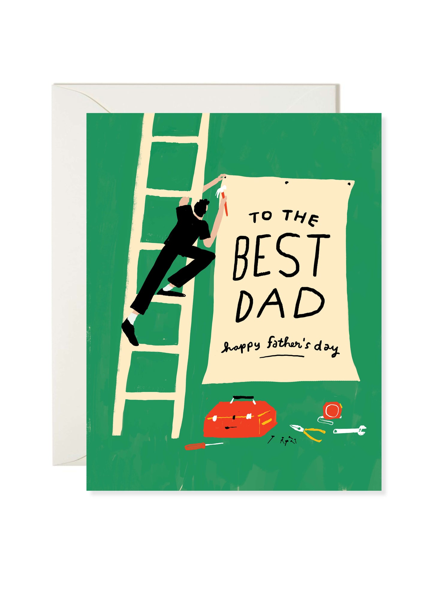 Best Dad Sign Card