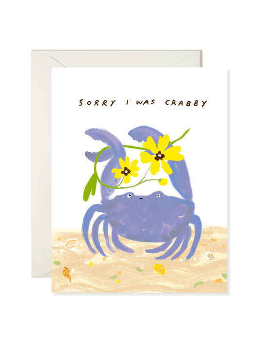 Crabby Sorry Card