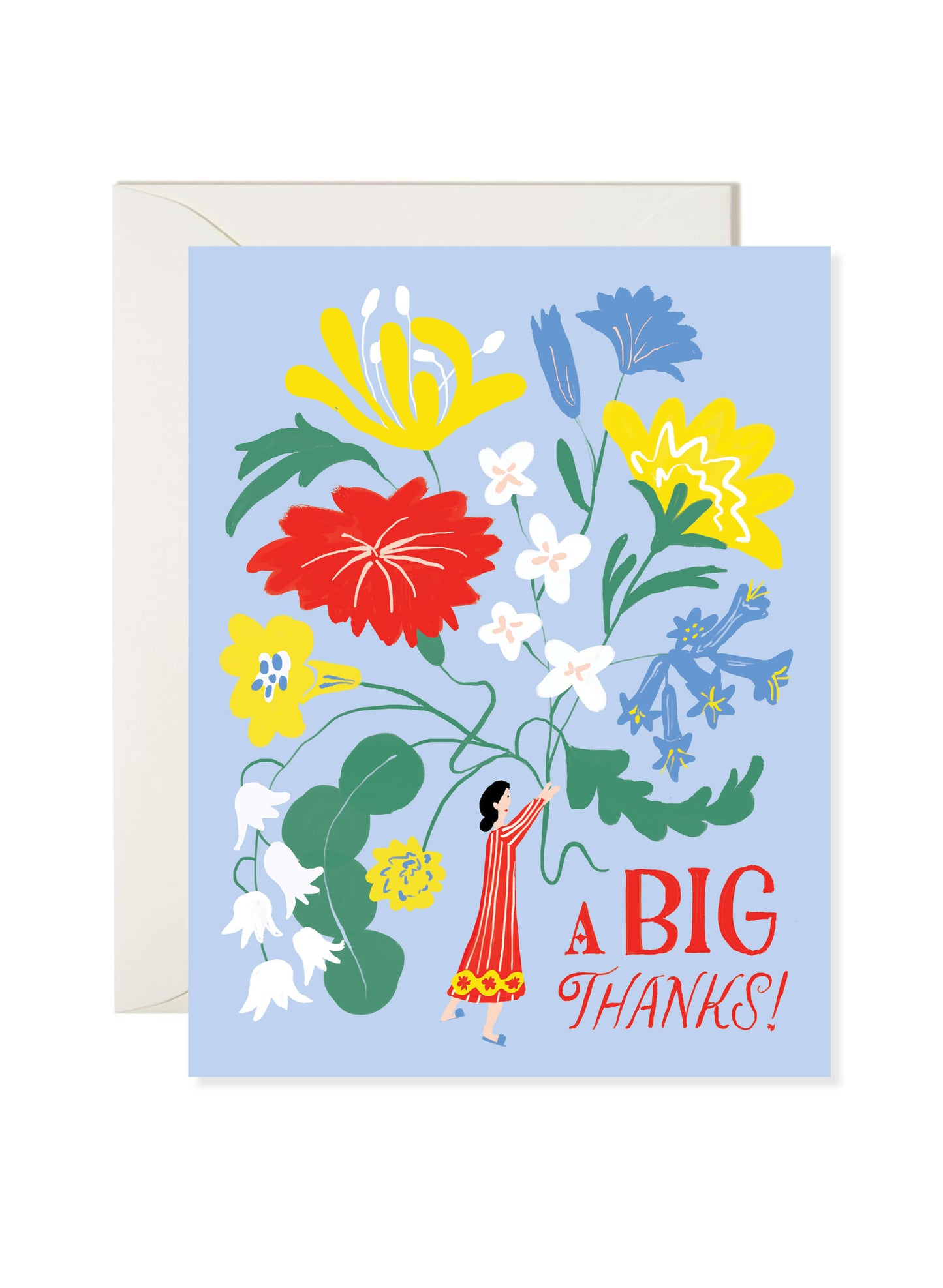 Bouquet Thank You Card