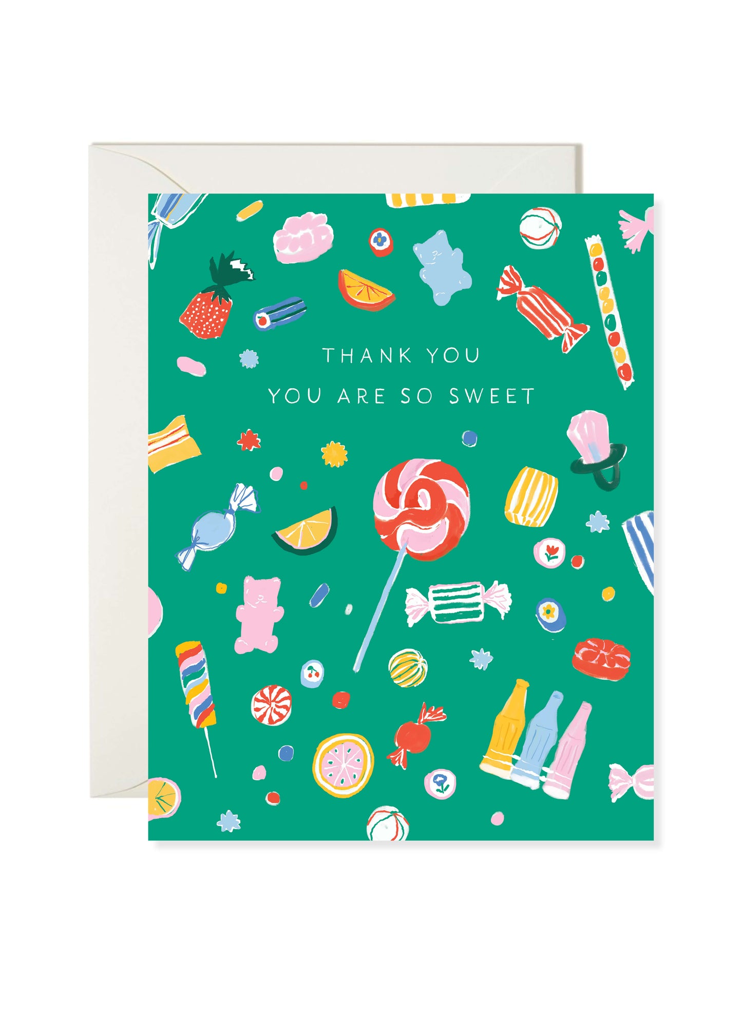 Candy Thank You Card