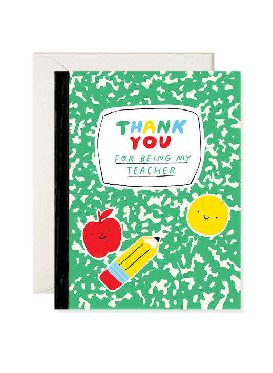 String Notebook Thank Whimsical Illustrated Stationery & Gifts | Designed by Karen Schipper