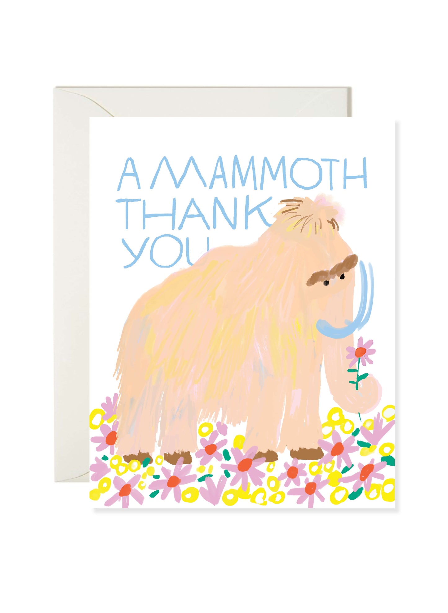 Mammoth Thank You Card