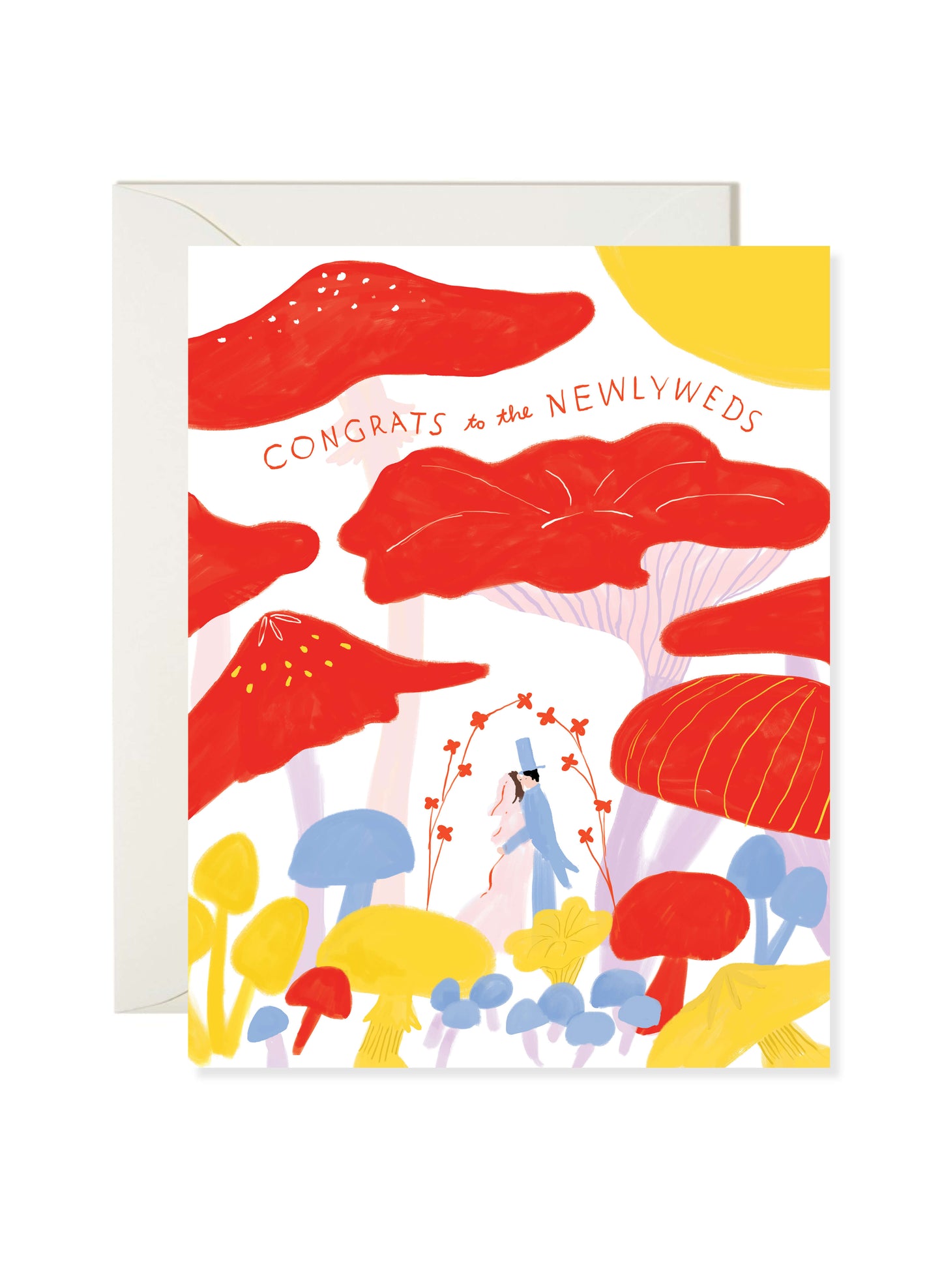 Mushroom Wedding Card