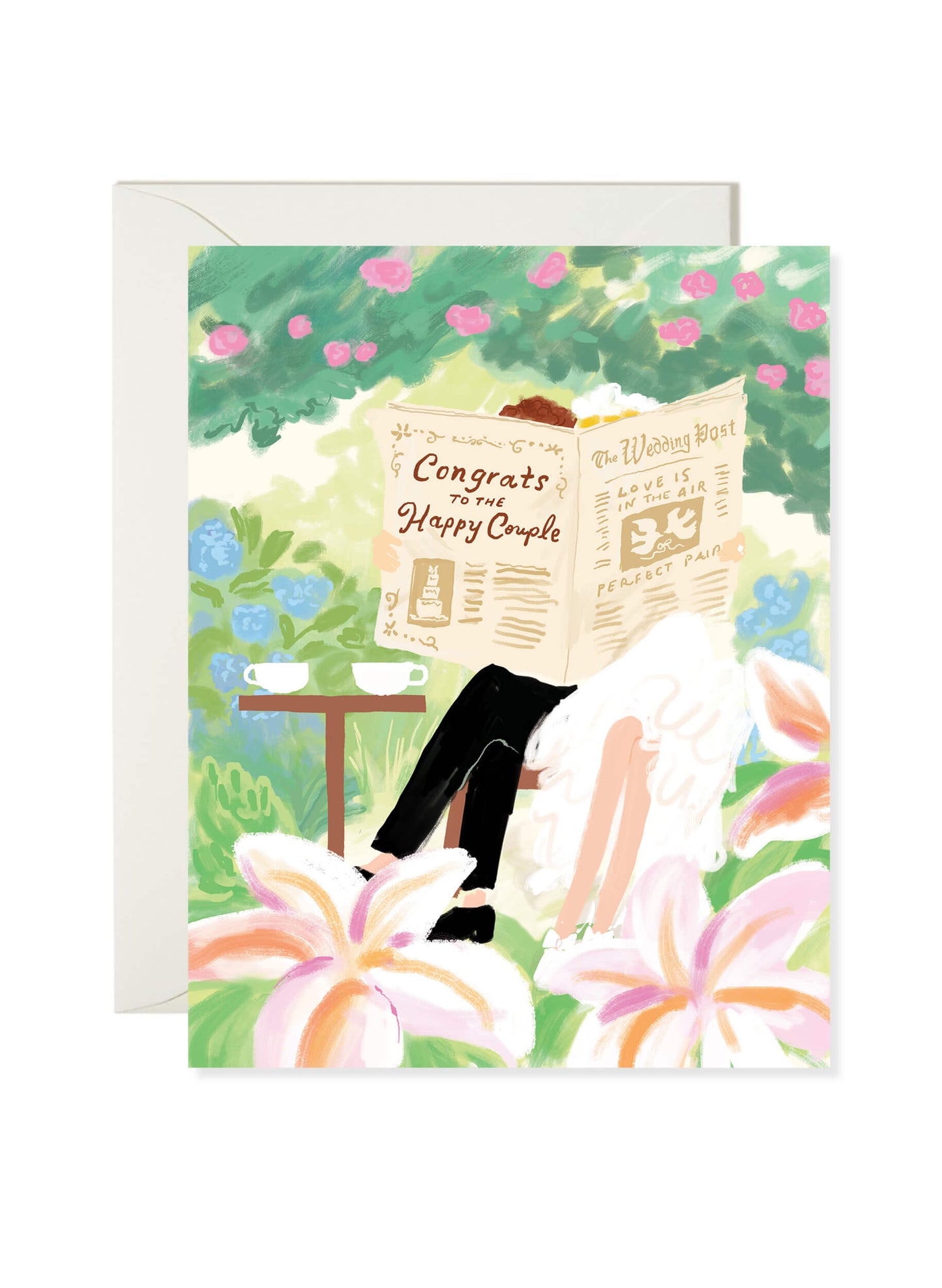 Wedding Newspaper Card