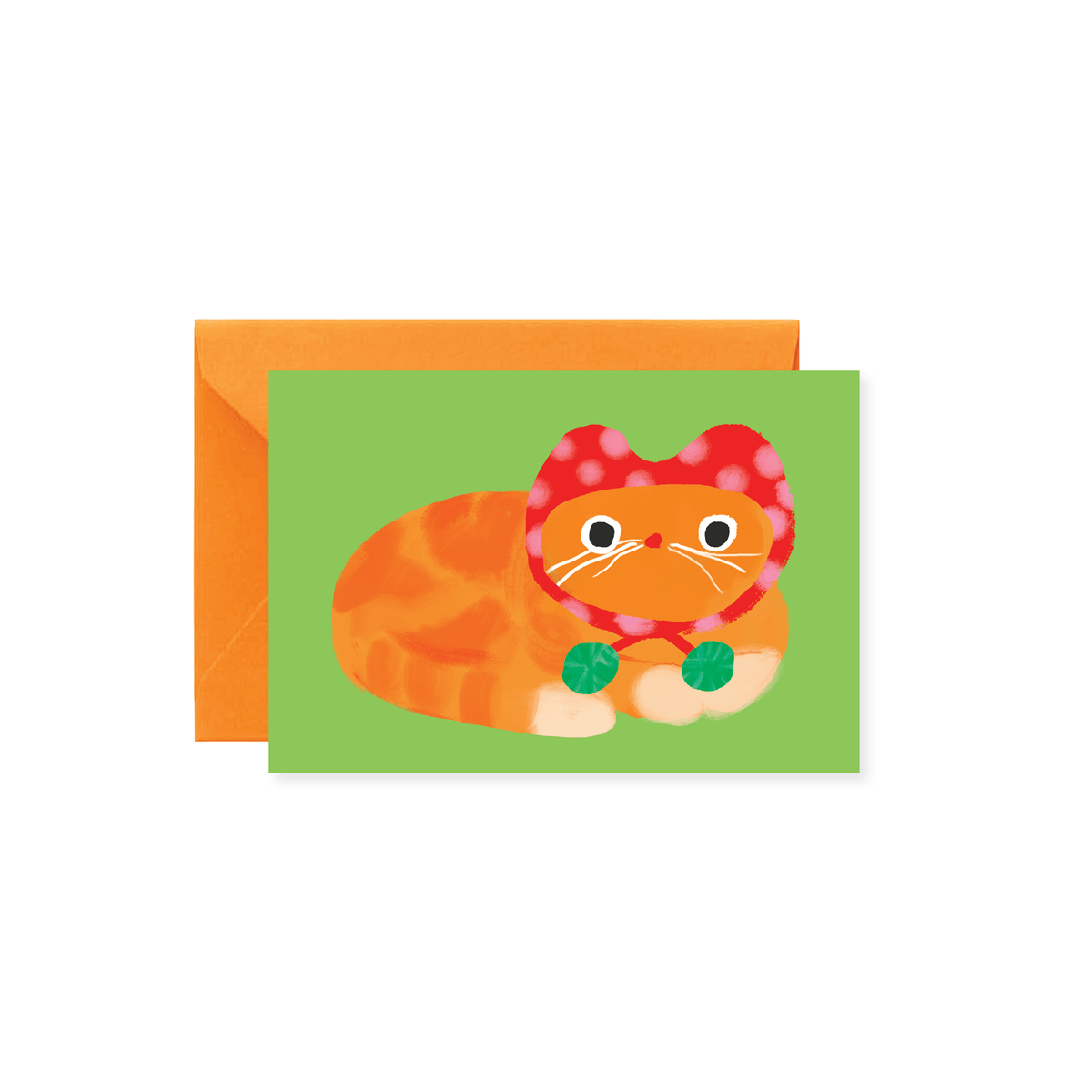 Knit Hat Cat | Mini Note