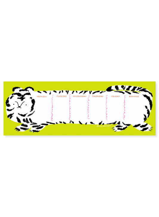 Tilda Tiger Weekly Pad