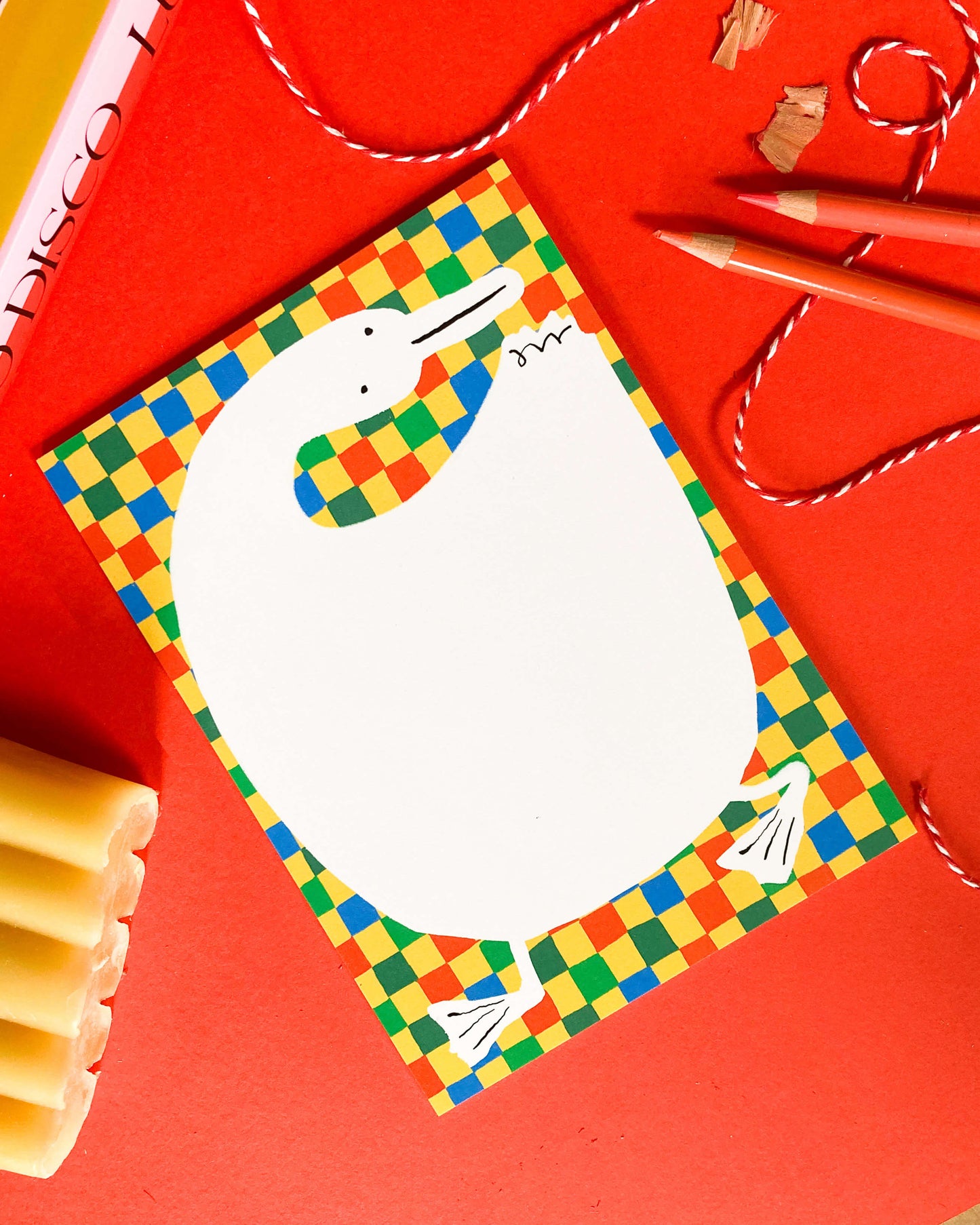 Duck Quilt Notepad