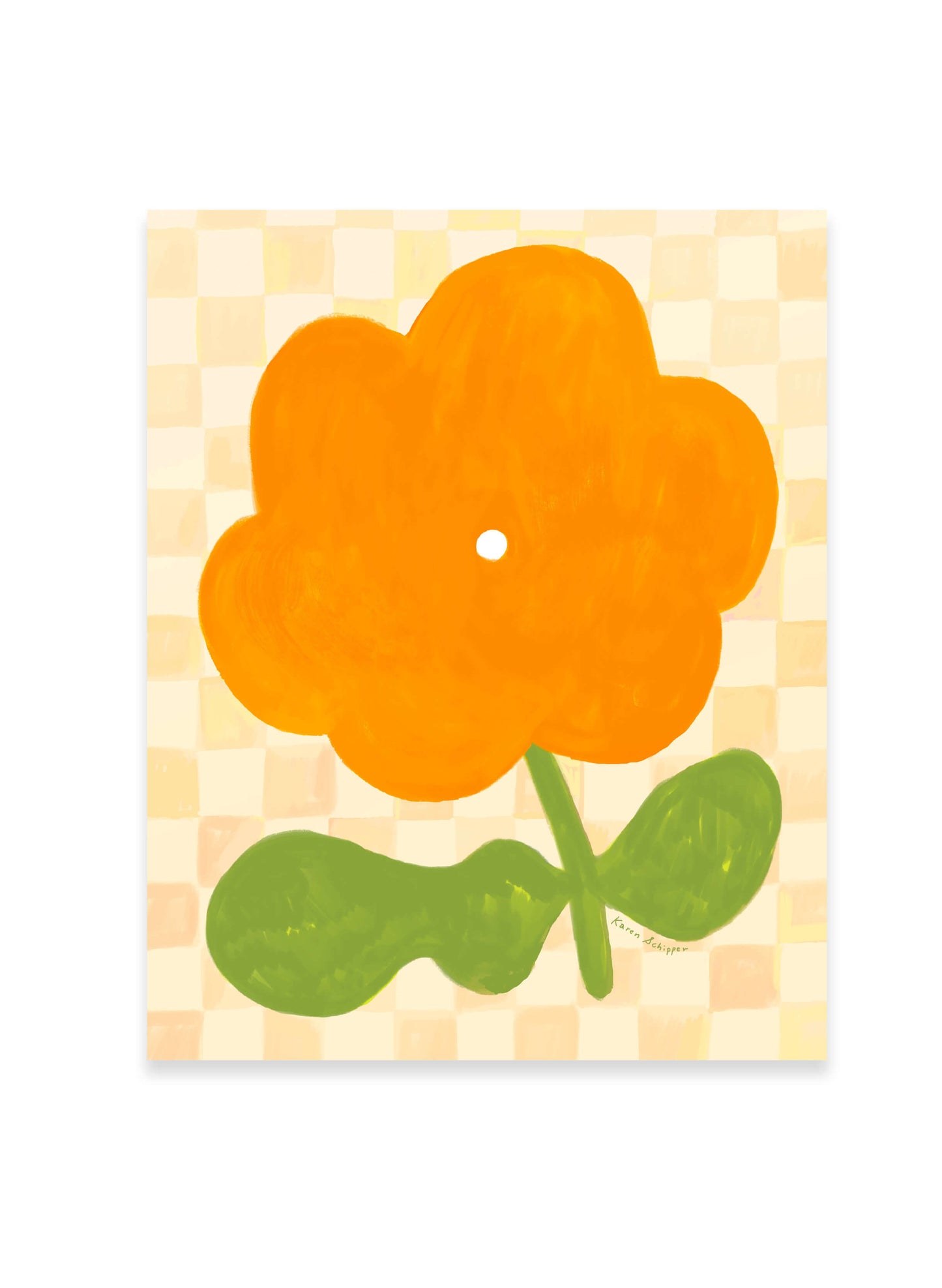 Pansy Bloom Art Print