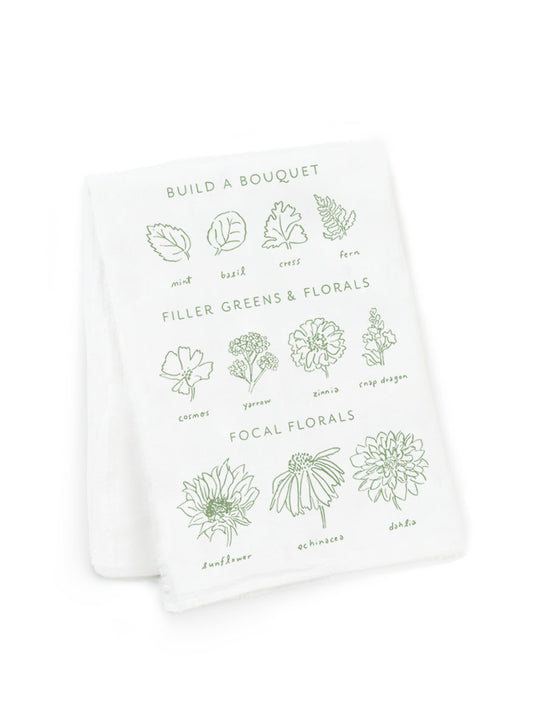 Build a Bouquet Tea Towel