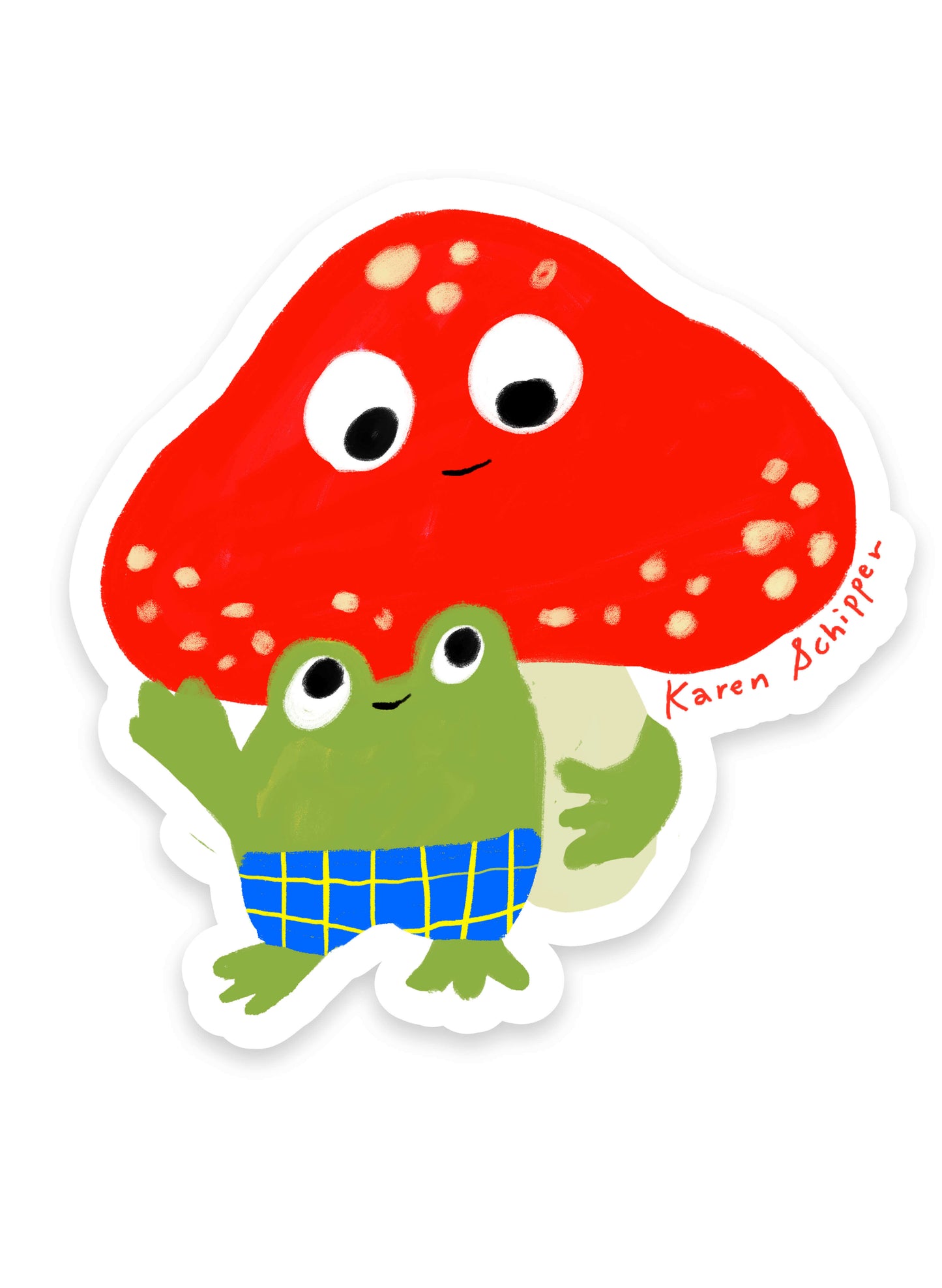 Toadstool Sticker